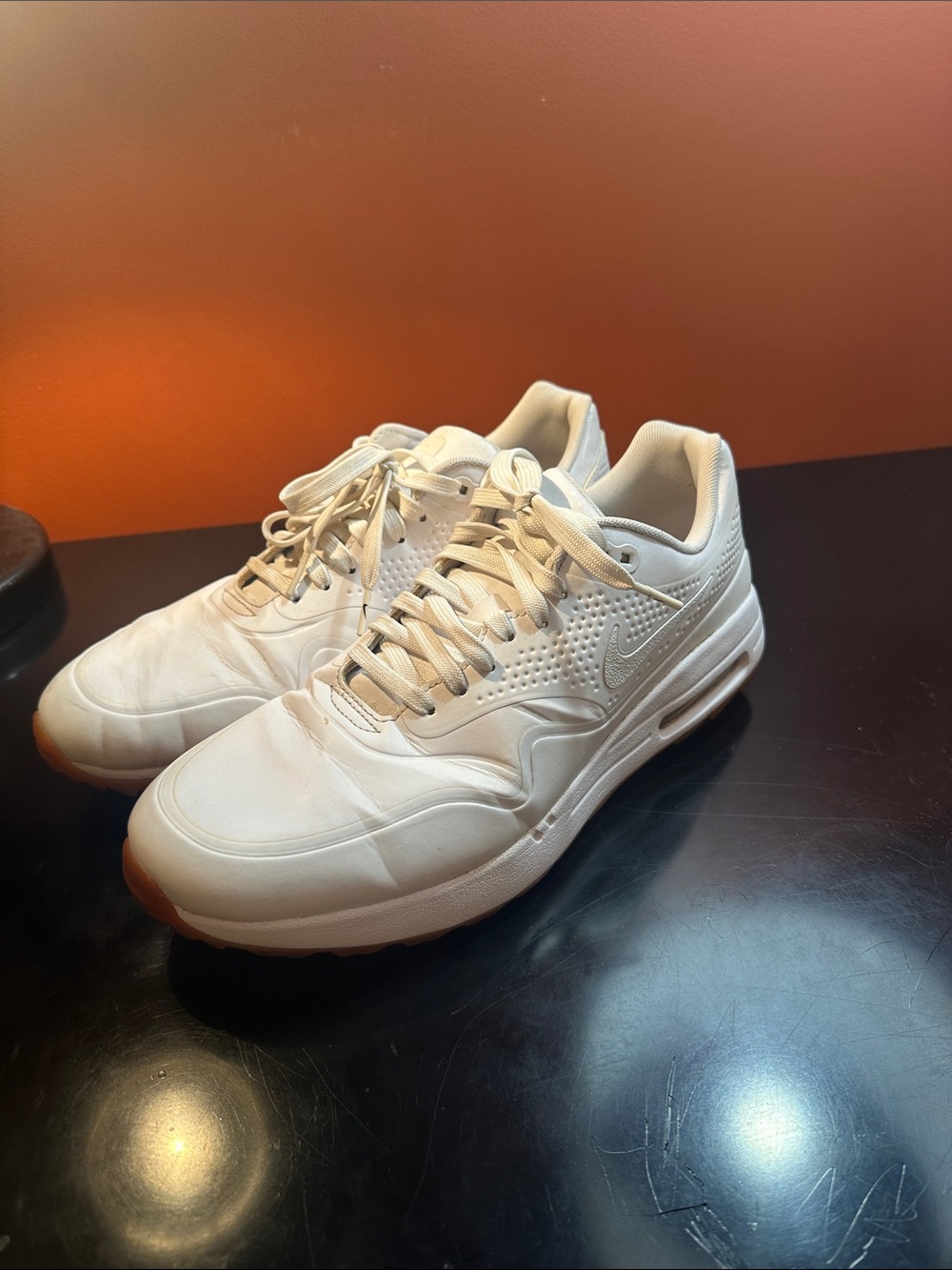 Nike Men’s Low-Top Sneakers in Cream/Off-White